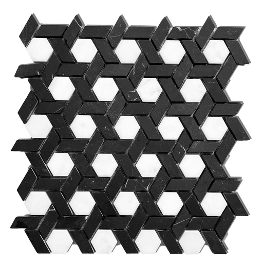 [MMBL0HA] Marble Mosaics QuickShip Weave Lattice